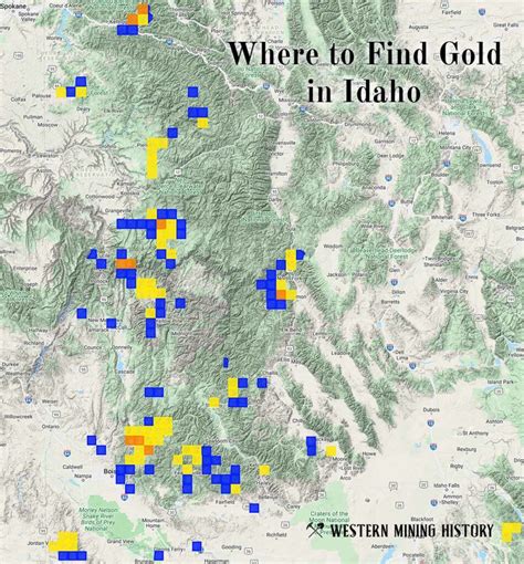 Idaho Gold Maps Gold Claims