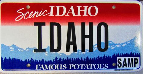 Idaho License Plate