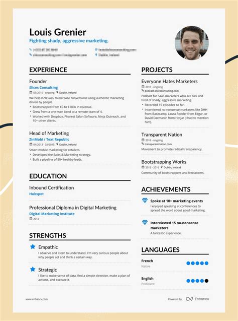 Ideal Resume Layout