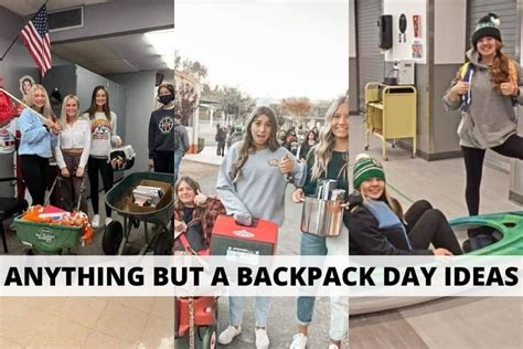 Ideas For Nothing But A Backpack Day In 2023