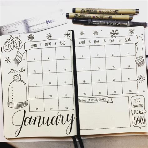 Ideas For January Calendar