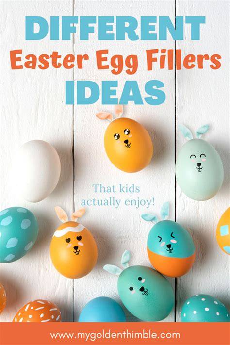 Ideas To Fill Easter Eggs