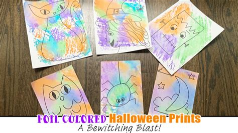 Ideas for Using Your Colored Halloween Pages