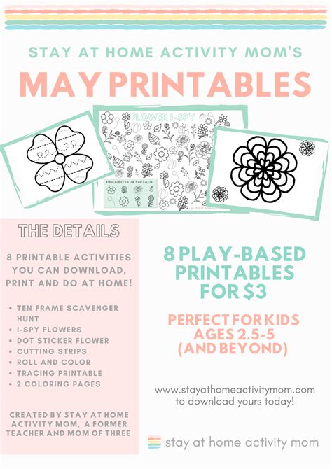 Ideas for Using Your May Printables
