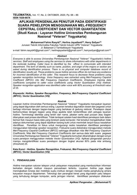 Identifikasi Penelepon