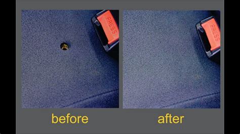 Identifying Burn Holes in Your Car Seat