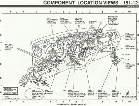 Identifying Components in the Instrument Cluster F150 instrument cluster wiring diagram