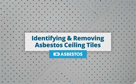 Identifying Potential Asbestos Drop Down Ceiling Tiles