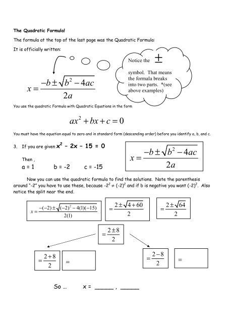 Identifying Quadratic Equations Worksheet Pdf - Tessshebaylo