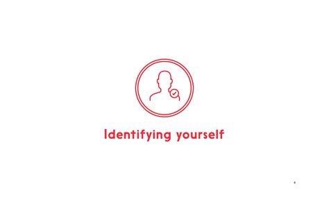 Identifying Yourself Clearly