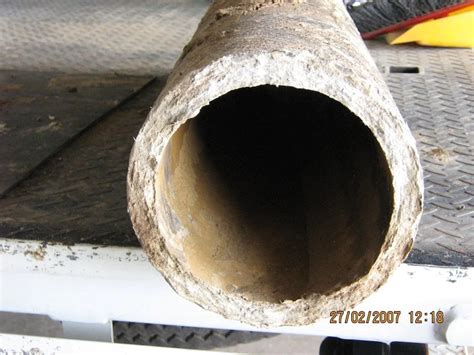 Identifying a 6 Inch Asbestos Pipe
