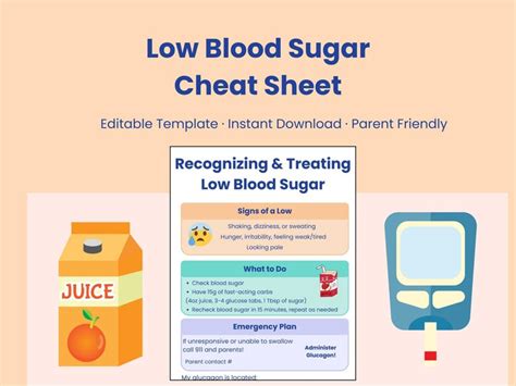 Identifying and Treating Low Blood Sugar