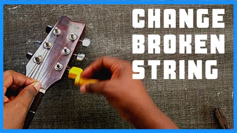 Identifying broken guitar string