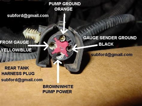 Identifying the Key Wire Colors in 1994 F150 Fuel Pump