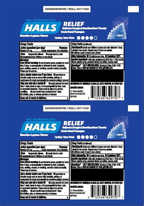 Identifying the Main Ingredients in Halls Drops