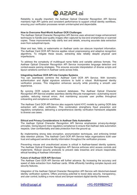 Identity verification improvements