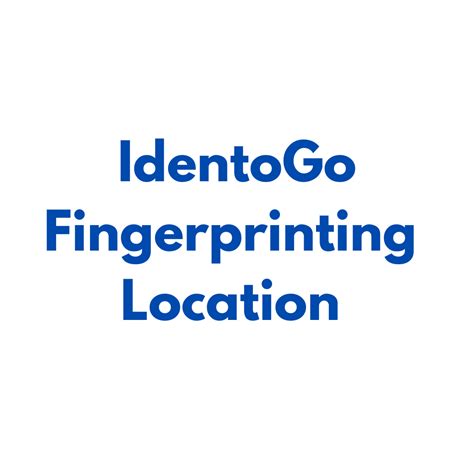 IdentoGO Fingerprinting Service | Identogo