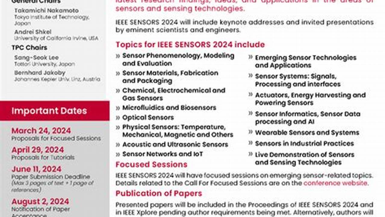 Ieee Sensors Conference 2024 India