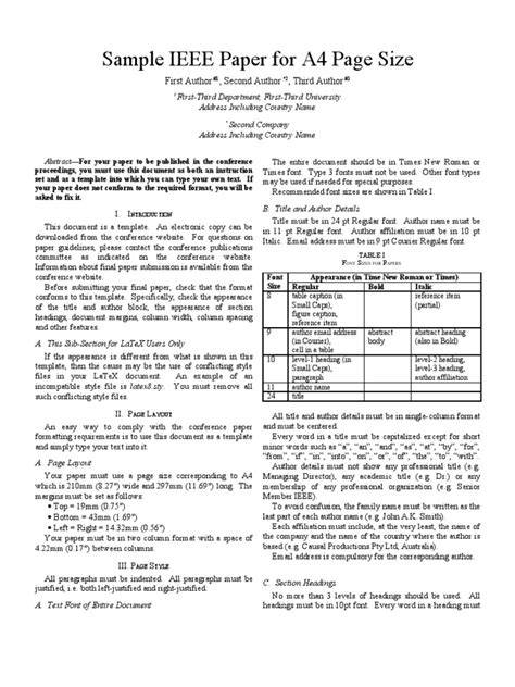 Ieee Format In Word Document / How to make IEEE Formated paper