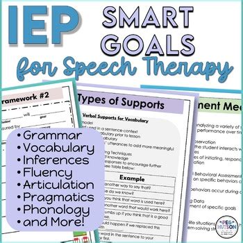 Iep Speech And Language Goals