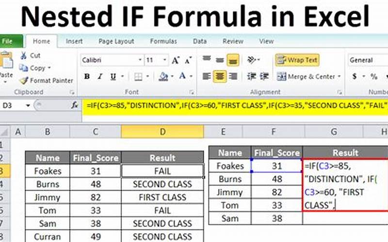 If Formula Excel