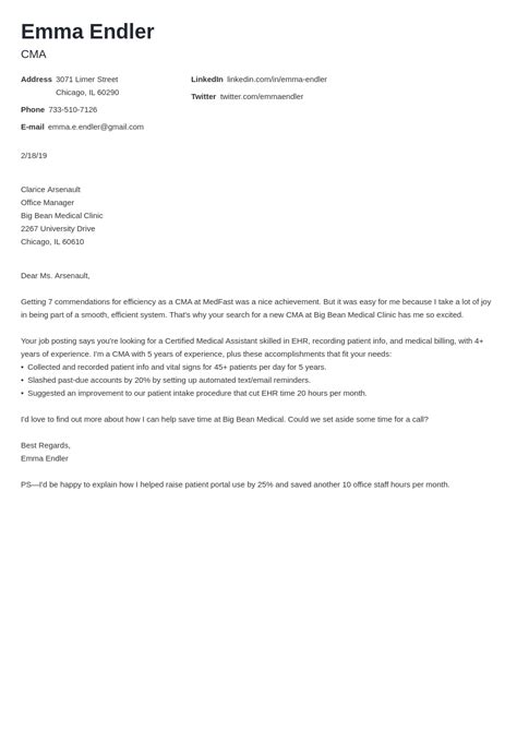 If Cover Letter Is Optional