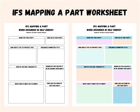 Ifs Parts Mapping Worksheet