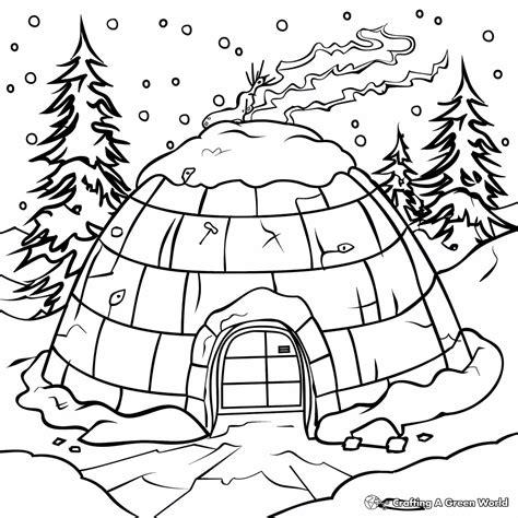 Igloo Color Page