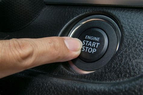 Ignition Switch Examination Push to Start Car