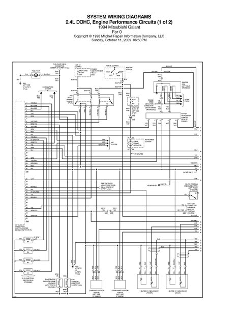 Ignition System 2000 Mitsubishi Galant Engine Diagram