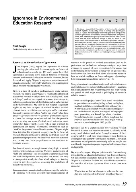 Ignorance in Environmental Education Research | PDF | Truth | Video Games