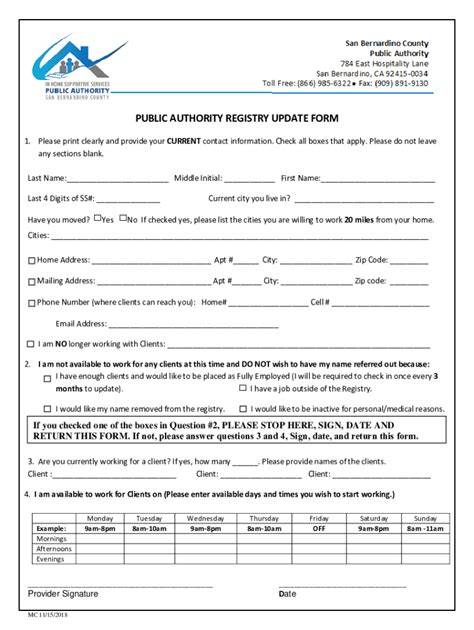 Ihss Provider Update Form – Instructions, Pdf & Complete Guide ...