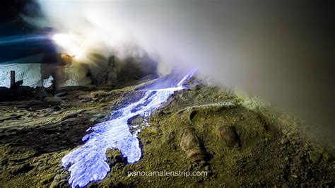 Ijen Blue Fire Close Up