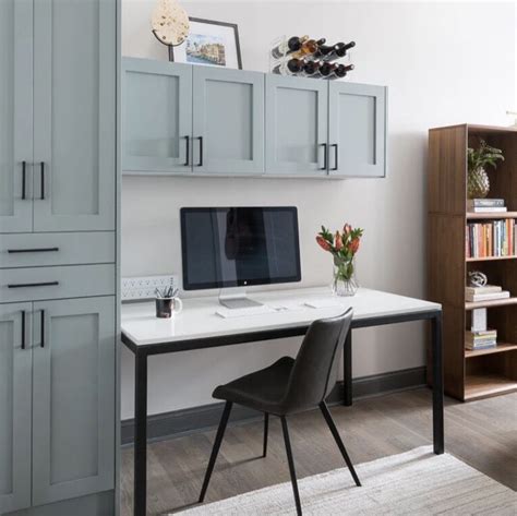 Ikea Kitchen Cabinets As Office Storage