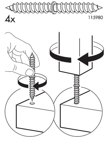 Ikea Lack Table Instructions