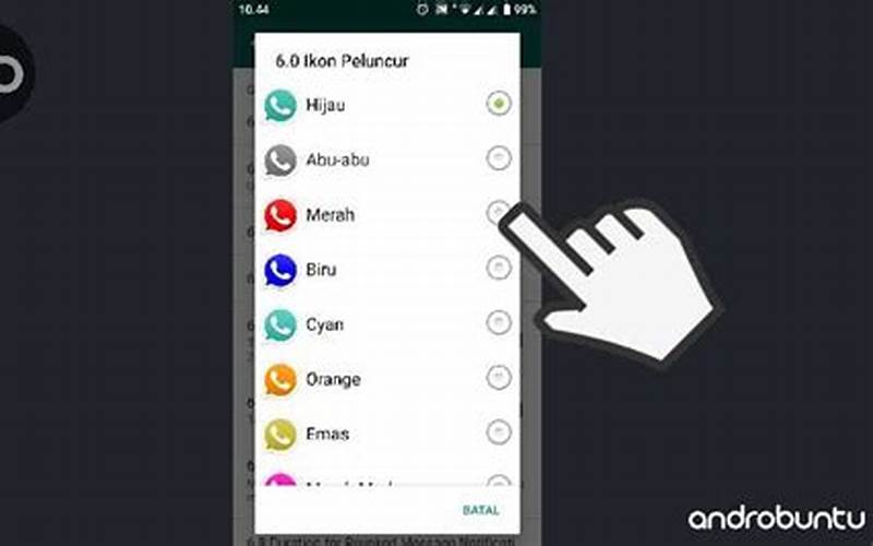 Ikon Aplikasi Whatsapp Di Ponsel Android