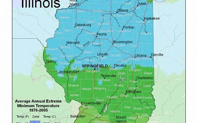 Illinois Planting Zone Map