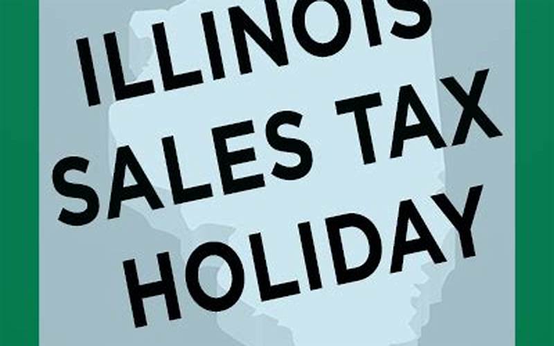 Illinois Sales Tax Holiday Items