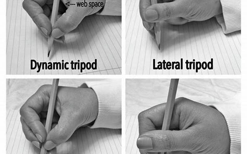 Illustration Of Quadrupod Grip Pen Holding Technique