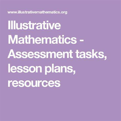 Illustrative Mathematics Tasks