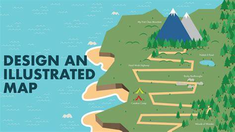 Illustrator Map Design: Creating Travel Maps for Adventure