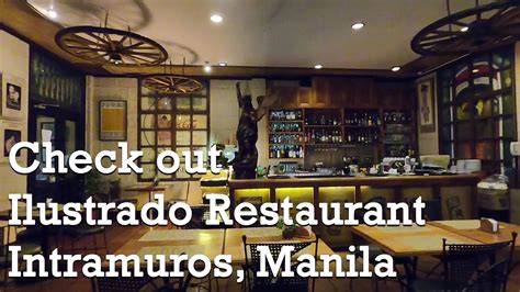 Ilustrado Restaurant Intramuros