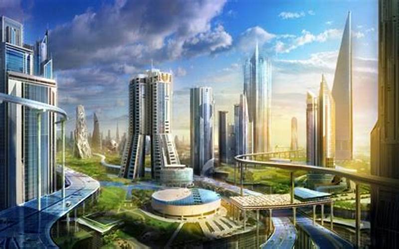 Image Of A Futuristic City