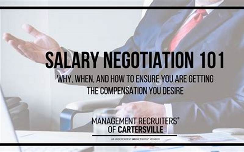 Image Of A Salary Negotiation