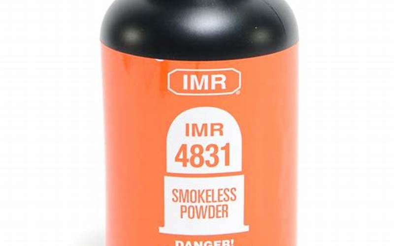 Image Of Imr 4831 Powder Burning
