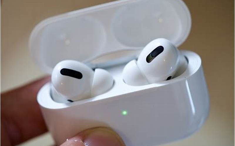 Image Of Testing Airpods