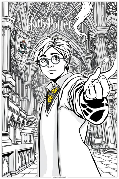Image Coloriage Harry Potter