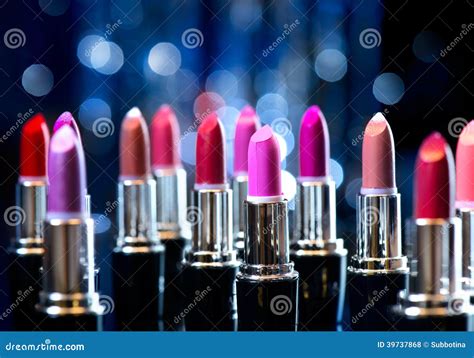Image of lipsticks in various colors