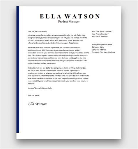 Image Of A Cover Letter