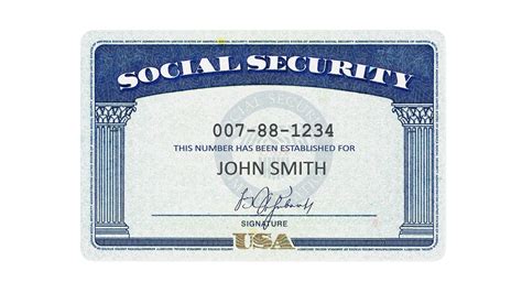 Image Of A Social Security Card